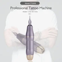 Профессиональный BIOMASER Татуировка ручка машина Перманентный макияж роторный татуировочный пистолет ручка комплект питания боди-арт Татуировка пистолет