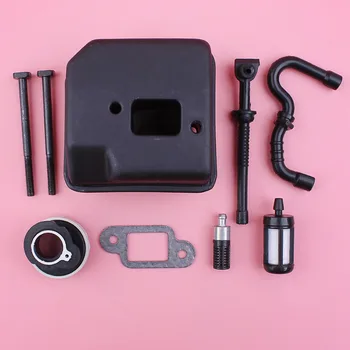 

Exhaust Muffler Intake Manifold Fuel Oil Filter Line Hose Kit For Stihl MS180 MS170 018 017 MS 180 170 Chainsaw Spare Part
