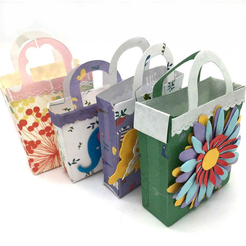 Beauty Cartoon Handbag Metal Cutting Dies Set For Scrapbooking DIY ...
