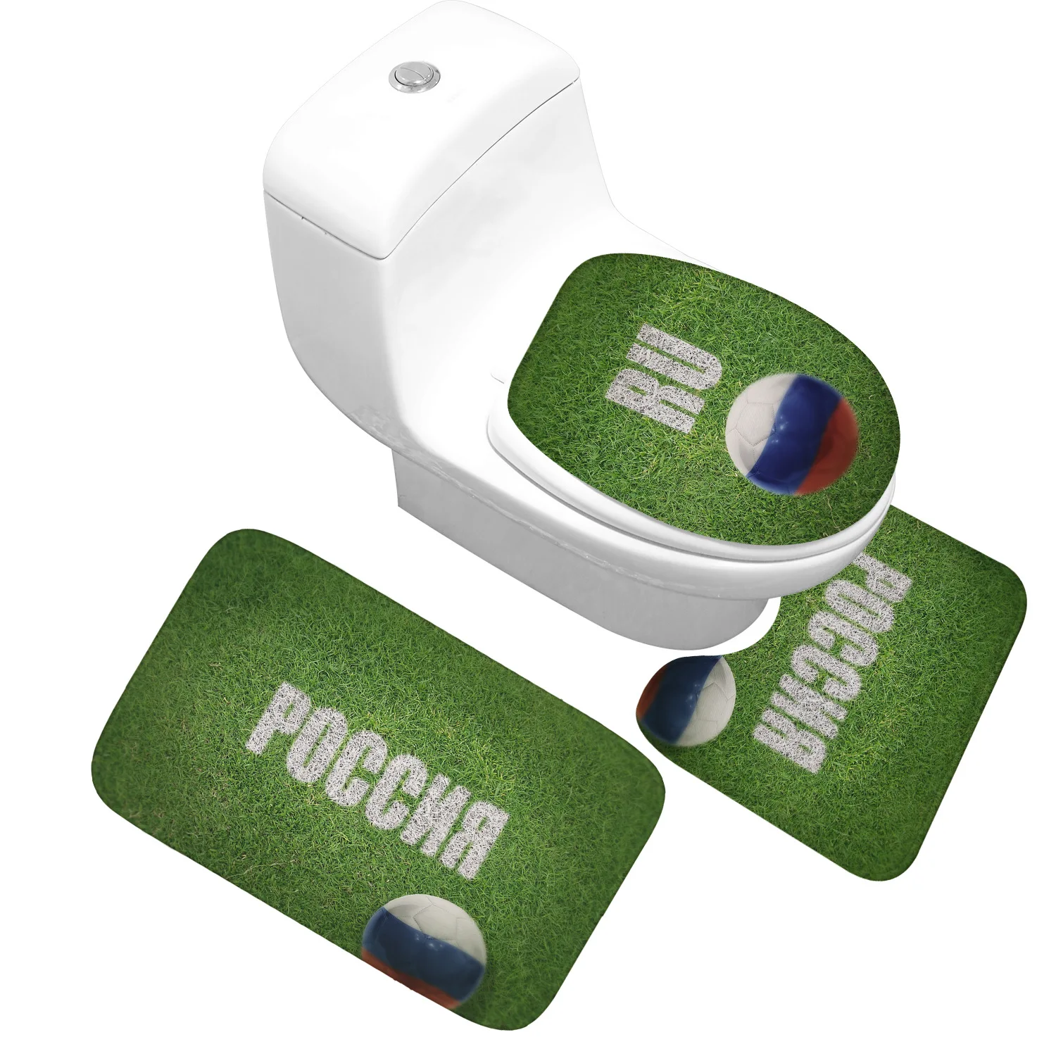 Buy Honlaker World Football Bath Mats 3pcs/set