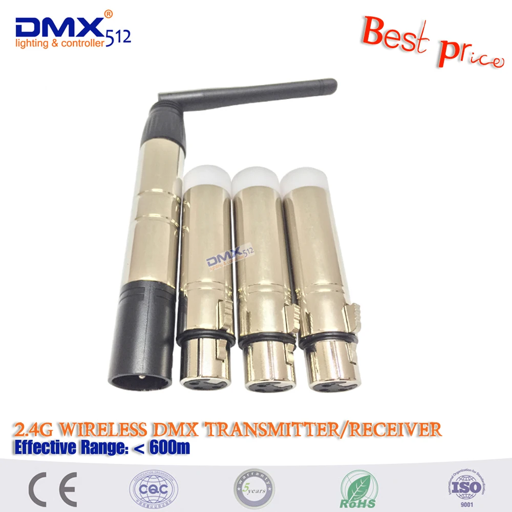

DHL Free Shipping Good quality dmx wireless controller transmitter receiver dmx 512 wireless dmx