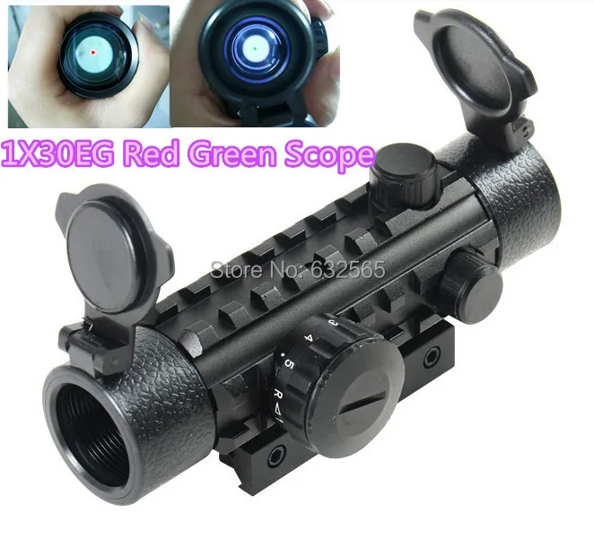 

Tactical 1x30EG Dot Sight Range Finder Rifle Scope Hunting Scope Outdoor Products Airsoft Riflescope Optical Red Dot Sights