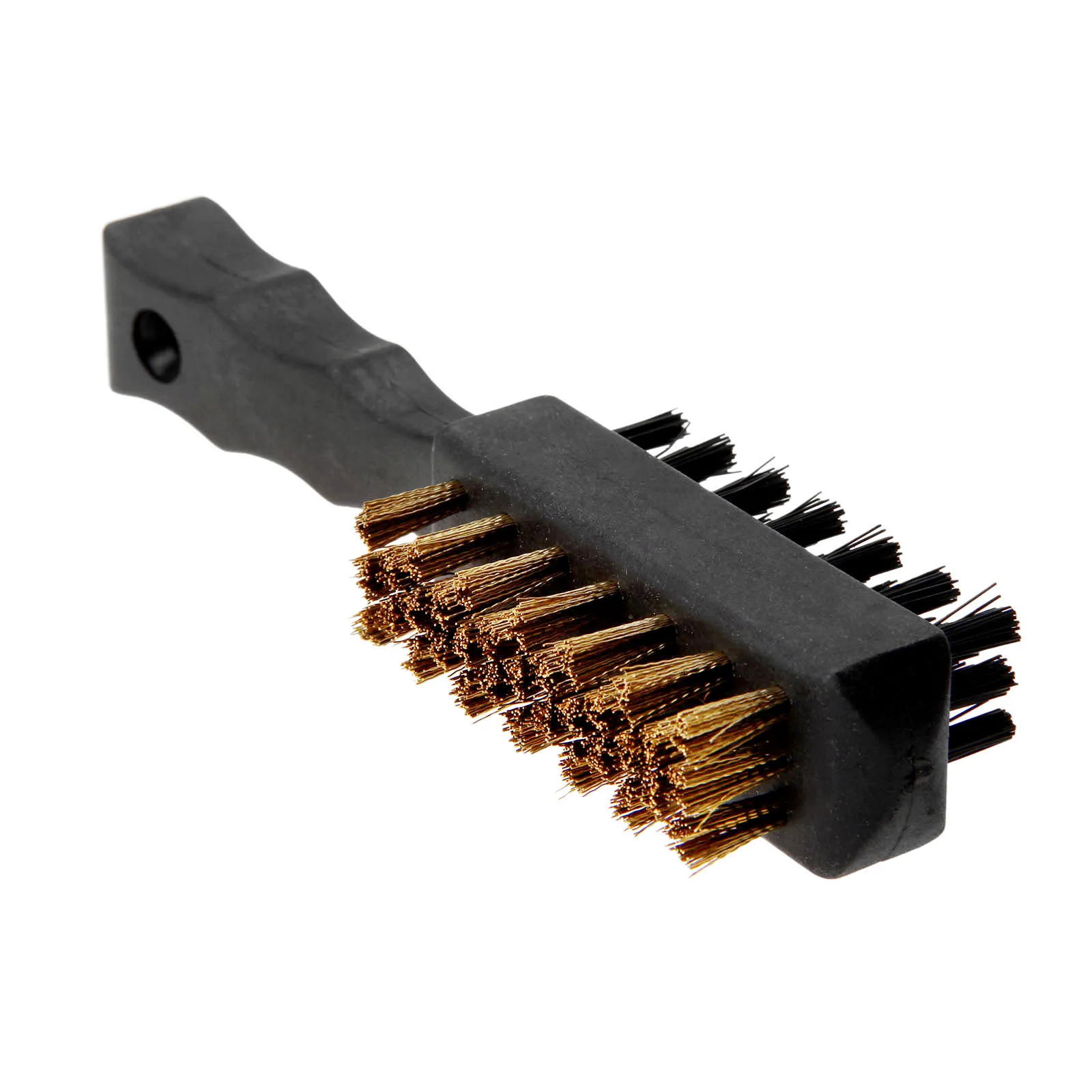 نادي الغولف الوجهين الأخدود فرشاة عالية الجودة براس شعيرات قاسية لتنظيف الحديد + لينة شعيرات النايلون ل تنظيف الغابة نادي الغولف الوجهين الأخدود فرشاة عالية الجودة براس شعيرات قاسية لتنظيف الحديد + لينة شعيرات النايلون ل تنظيف الغابة