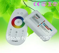 

DHL EMS free shipping 100pcs carton Smartphone or Tablet WiFi Compatible RF Touch RGB Controller with Remote 12V/24V
