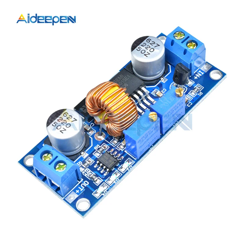 

XL4015 5A 6-38V to 1.25-36V Adjustable Step Down Buck Board Lithium Battery Charger Converter Module DC-DC 75W