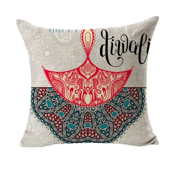 RUBIHOME Creative Decorative Cushion Cover Throw Pillowcase Polyester Thickness Fabric Home Decor Geometry Pattern Design