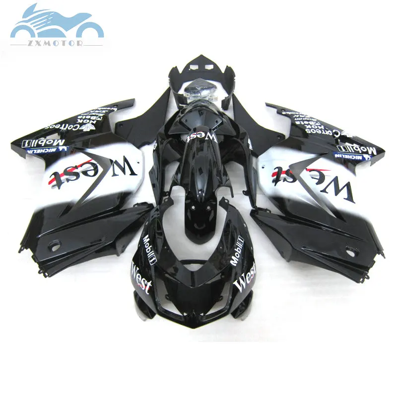 ABS Injection fairings kit for Kawasaki 2008- Ninja 250R ZX250 motorcycle sport fairing kits EX250 08 09-14 black WEST parts