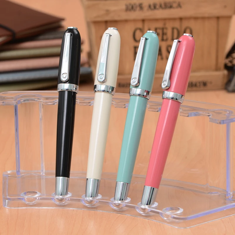 Elegant M&G Silver Clip Gift Fountain Pen Black White Green Red for Choose Fine Point Ink Pens with An Original Box AFP48501 Elegant M&G Silver Clip Gift Fountain Pen Black White Green Red for Choose Fine Point Ink Pens with An Original Box AFP48501