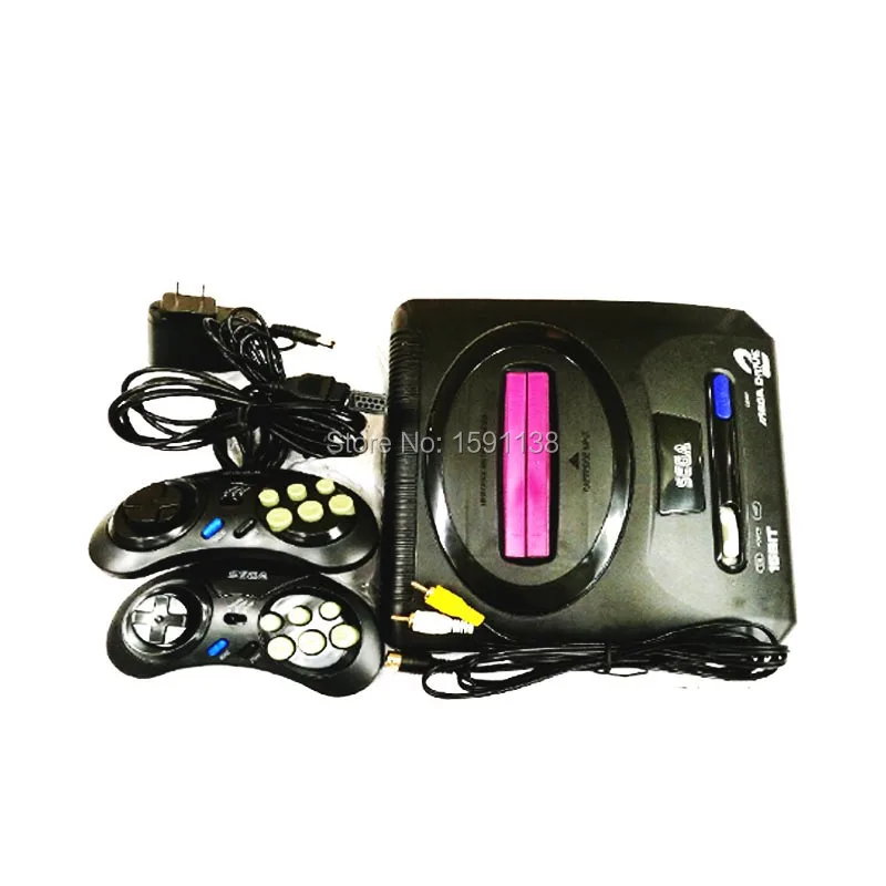 Новое поступление 16 бит Sega Mega Drive MD2 карты семейная ТВ Видео игровая консоль плеер