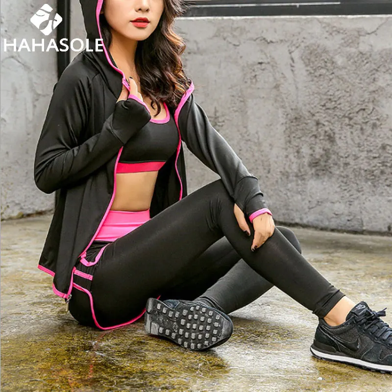 Yoga Sets Sportswear Suits Women 5Pieces Fitness Gym Sports Suit