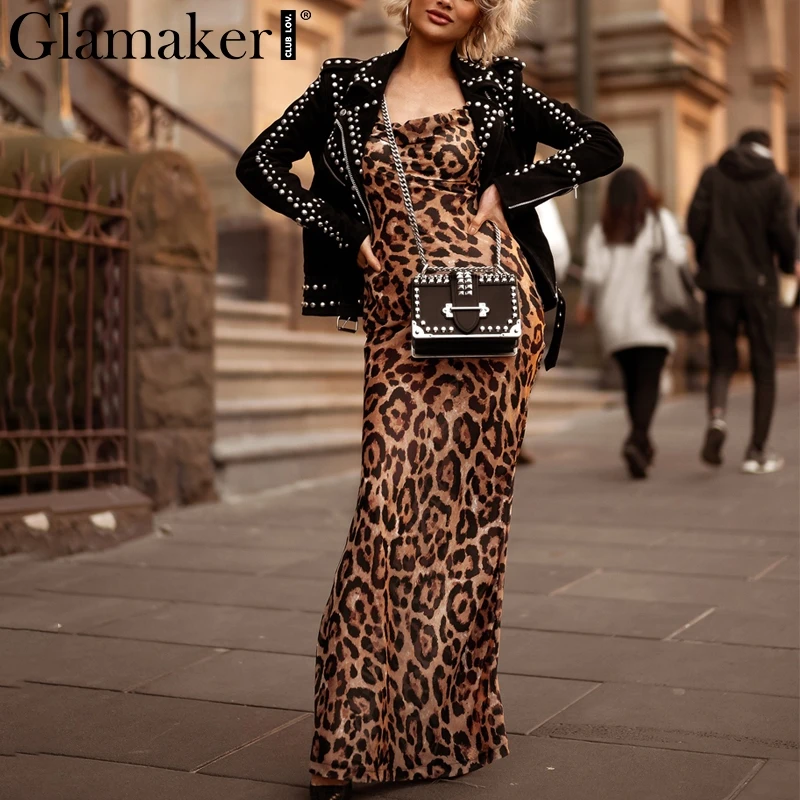 animal print winter dress