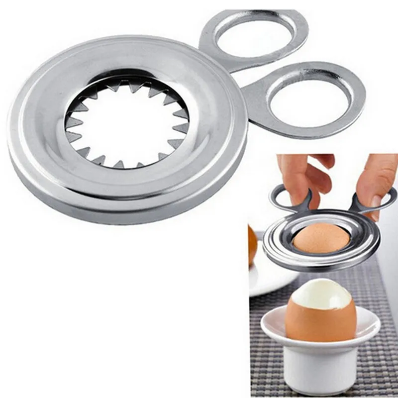 1PC Kitchen Stainless Steel Egg Omelette Device High Quality Pickling Cutting eggshell Scissors tool drop ship