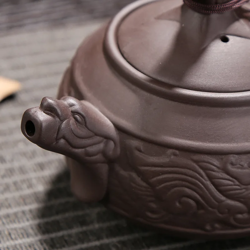 new Ceramic Purple Clay Tea Set Kung Fu Pot Teacups Drinkware Chinese Gaiwan with gift box