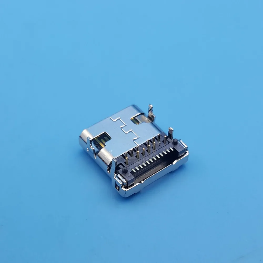 10 шт. высокоскоростные Разъемы USB 3 1 типа C 24 контакта 4 ножки|connector socket|connector pcbconnector