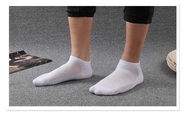 10 пар новое поступление мужские носки повседневные Летние Стильные дышащие брендовые Дышащие носки Мужская одежда носки Meias Homem
