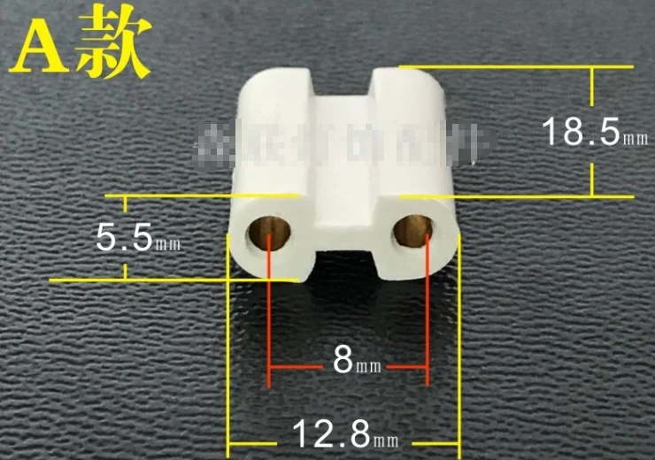Микс 18/22 мм/24 мм t8 t5 Светодиодная трубка разъем 2pin