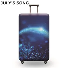 JULY'S SONG Эластичный Защитный чехол для багажа 19-32 дюймов Чехол для тележки защитный Пылезащитный Чехол Аксессуары для путешествий