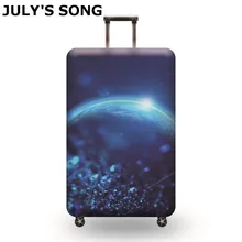 JULY'S SONG Elastic Luggage Protective Cover Apply To 19-32 Inch Trolley Suitcase Protect Dust Case Cover Travel Accessories