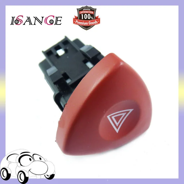 ISANCE Emergency Hazard Flasher Warning Light Switch Button 8200442724