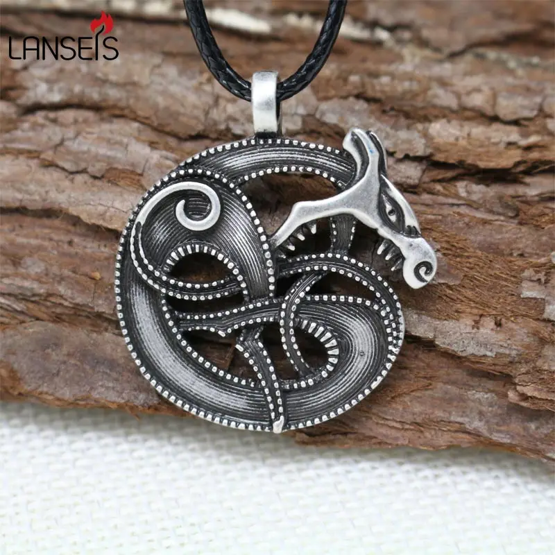 15pcsVikingretroWolfFenrirnorsemythologyPendantnecklacesnake