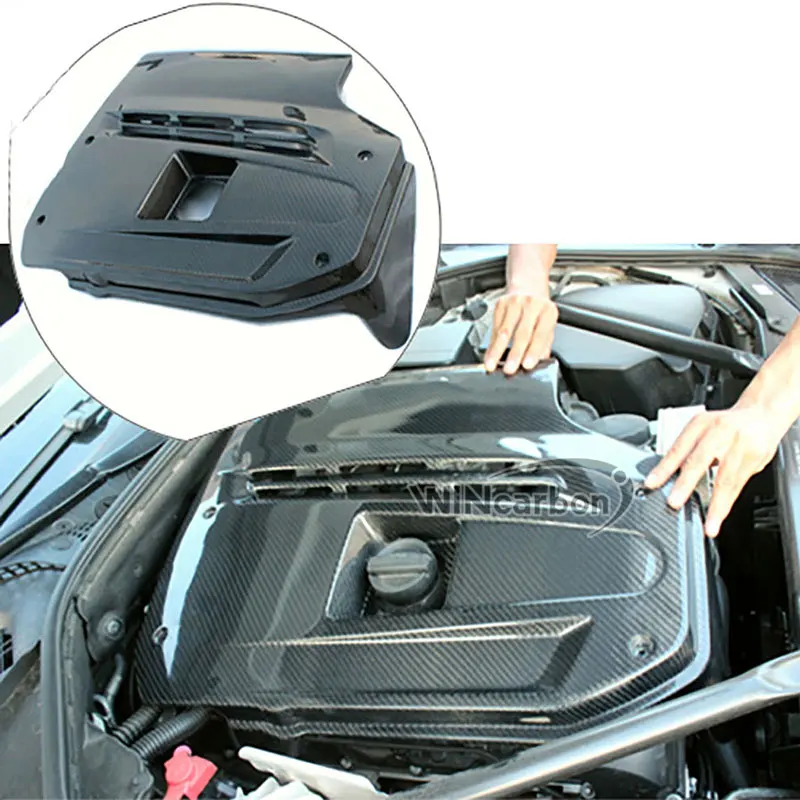 Реальные углеродного волокна Худ воздухозаборное отверстие Корпусная коробка накладка на капот для BMW F10 5 серии 528I 535I седан 2011-2013
