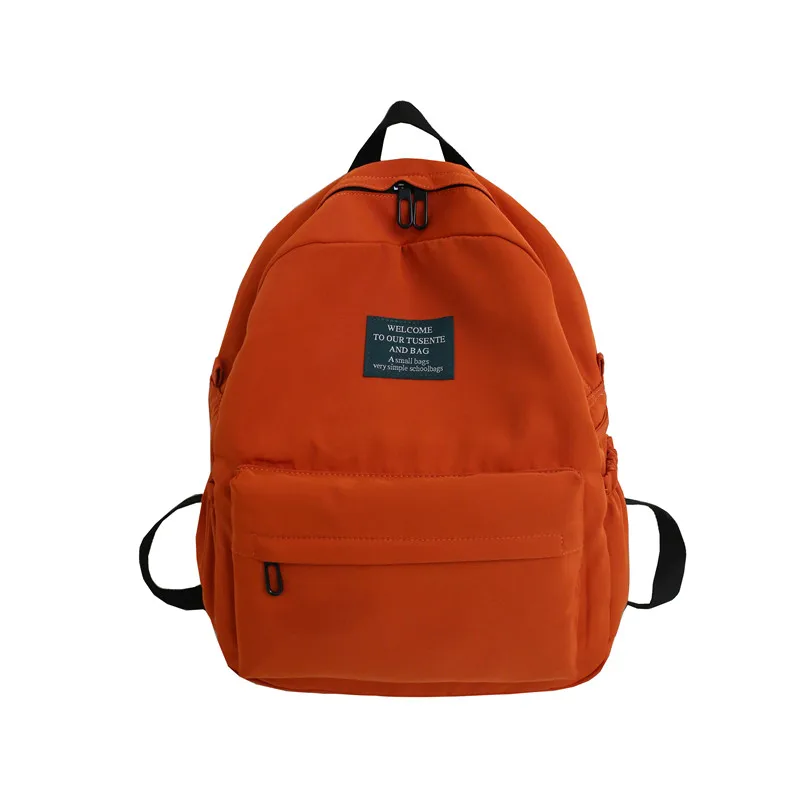 

Solid Backpack Brand High Quality Large Capacity Leisure Or Travel Bag Water Proof Oxford School Bag for Teenage girls Package