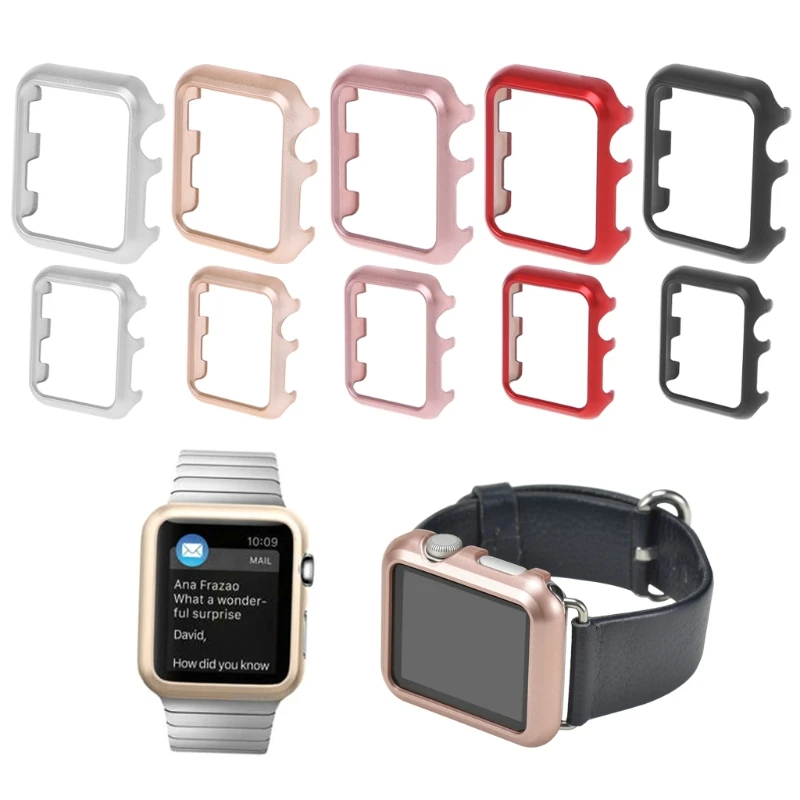 

Frame Protective Case For Apple Watch Series 1 2 3 38mm 42mm Luxury Cover Shell Perfect Match 38 42 mm