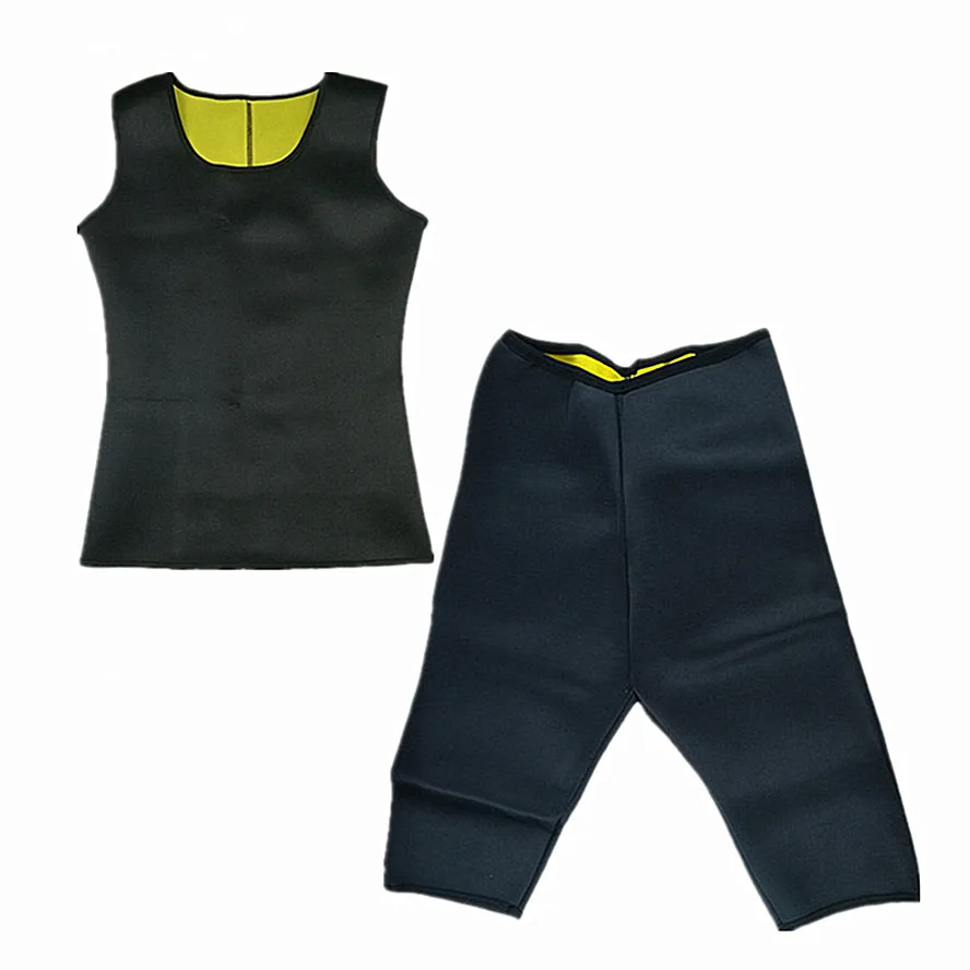 

Losing Weight Shapers Mens Compression Slimming Shirt Man Corset Thermal Body Shaper Slimming Pants Neoprene Body Shaperwear Set