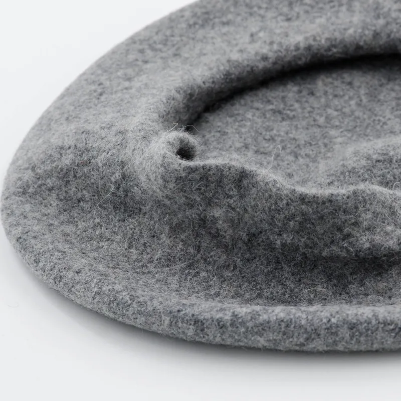 Winter hats for women Berets Knitted wool beret mujer Embroidered Swallows Pattern Berets Hats Baret Warm Caps Boina Feminina 3