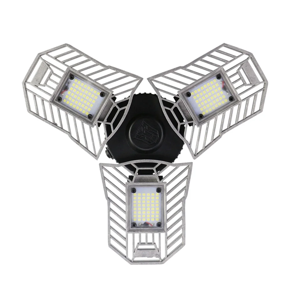 Beste 60 W Led Vervormbare Lamp Garage licht E27 LED Lamp Ma iuml;s Radar Home Verlichting Hoge Intensiteit Parking Magazijn Industri euml;le