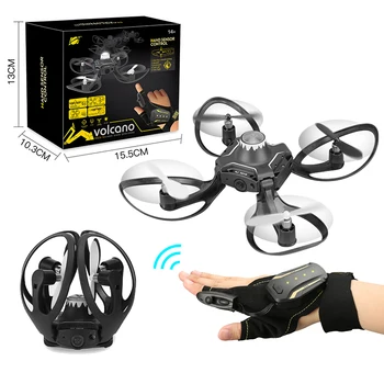 

Gloves Control RC Helicopter Mini Magic Drone Camera WIFI FPV Gesture Sensing Foldable Quadcopter Aircraft Micro Pocket Dron Toy