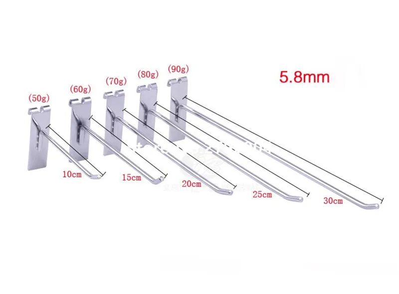100 шт./упак.) 15 см Длина 6 мм Диаметр планка стены металлический крюк дисплей и птица металлические стены крюк
