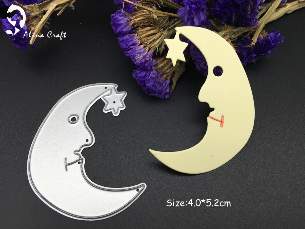 

AlinaCraft METAL CUTTING DIES moon DIY Scraper card album PAPER CRAFT embossing folder stencils template art die cut
