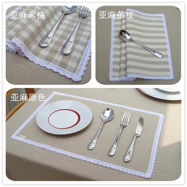 lace fashion placemats washable