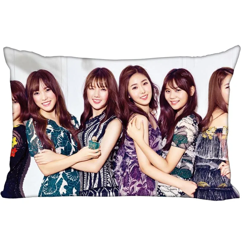 Популярная Корейская атласная наволочка GFRIEND на заказ 35x45 см (одна сторона)