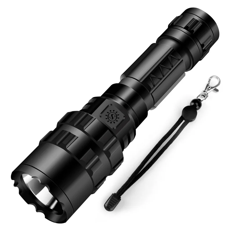 

LED Rechargeable Flashlight JXSFLYE T6 linterna torch 4000 lumens 18650 Battery Outdoor Camping Powerful Led