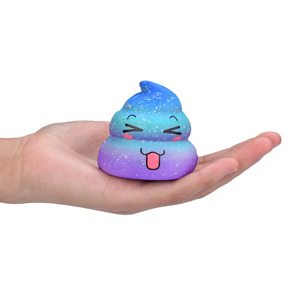 4 шт. Galaxy Poo душистые Squishies медленный рост Squeeze игрушки снятие стресса игрушки skuishy animales игрушки для детей