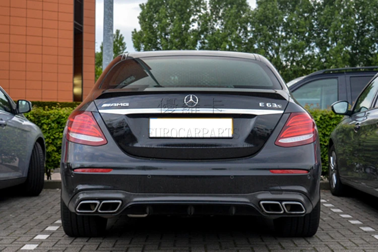 w213 amg e63 rear diffuser with exhaust tips 17y~ 7