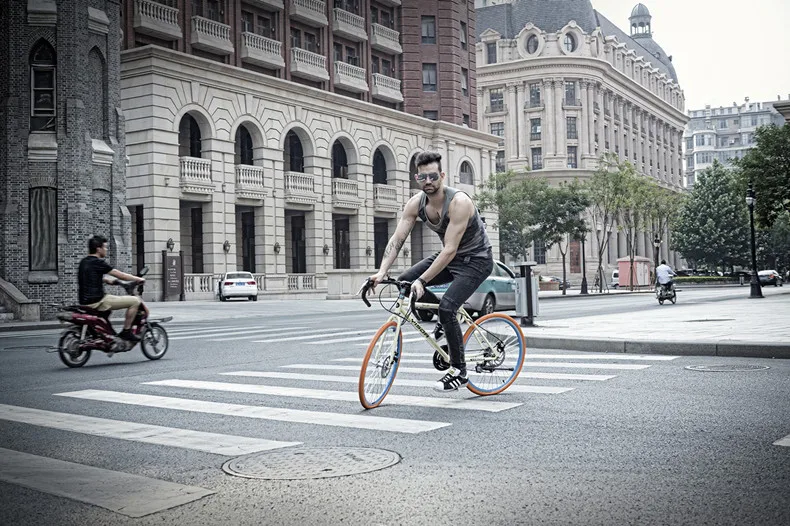 Sale New mountain bike disc brake V brake student student cross country racing variable speed damping 2