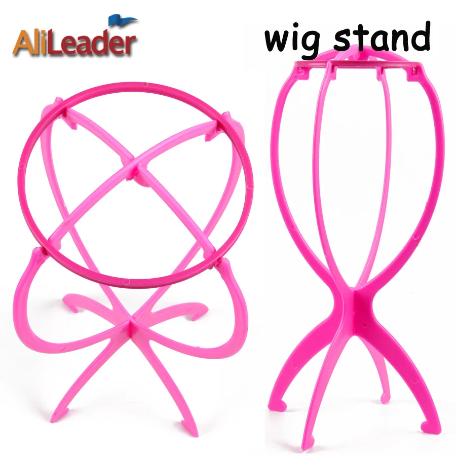 

Alileader High Quality Wig Stands Portable Folding Collapsible Durable Plastic Wig Dryer,Wig Display Tool Cosplay Wigs Holder