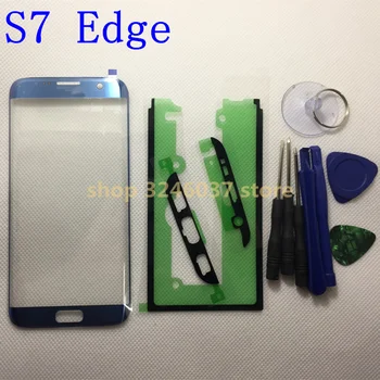 

Replacement Outer Glass For samsung galaxy s7 Edge G935 G935F LCD Touch Screen Front Glass Outer Lens + Adhesive tools