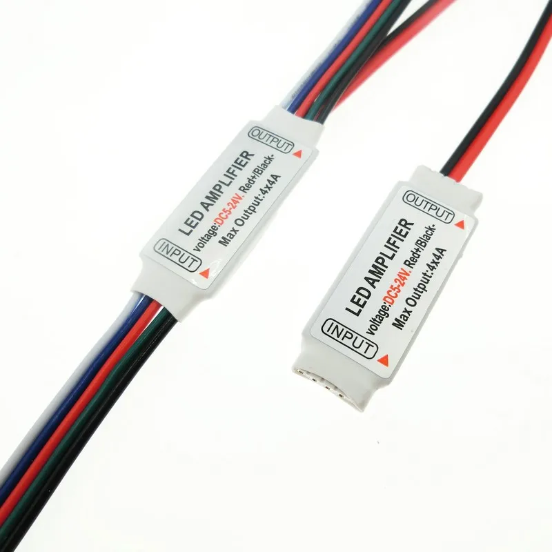 RGBW светодиодный Усилитель DC5-24V 4A* 4 канала светодиодный Усилитель для RGBW Светодиодные ленты Мощность ретранслятор консоль контроллер