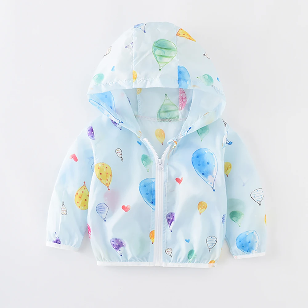 JN18806 Summer Multicolor Boy Girls Sun UV Protection Coat Kids Rash