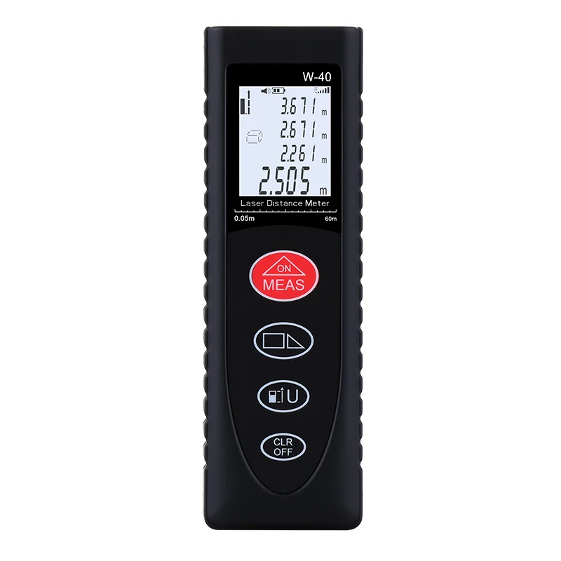 Laser range finder 40/60m/80m electronic Distance Area Volume tape measure metro rangefinder laser Digital Laser Distance Meter