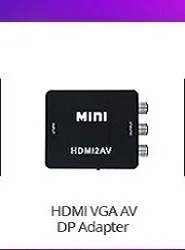 TISHRC 10 шт. мужчин и женщин Hdmi к Vga Аудио конвертер кабель адаптер HD 1080P видео цифро-аналоговый HDMI2VGA адаптер для PS4