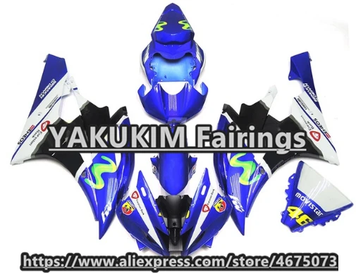 

ABS Injection Fairings For YAMAHA R6 2006 2007 Motorcycle Fairing YAMAHA YZF R6 2006 2007 Bodywork fairing Custom Cowlings YZFR6
