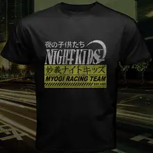 Myogi Night Kids Nakazato Initial D Drifting Team Аниме Манга Япония Тофу R32 дизайнерская мужская летняя классная забавная футболка для фитнеса