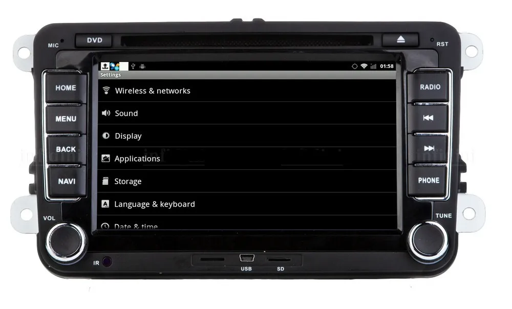 Android DVD gps для VW Polo Jetta Tiguan Golf Bora Passat B5 B6 5 6 автомобильный емкостный экран 3g WiFi радио BT Volkswagen