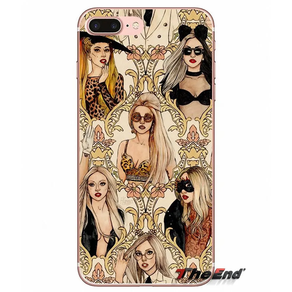 Для Samsung Galaxy S3 S4 S5 MINI S6 S7 edge S8 Plus Note 2 3 4 5 Grand Core Prime USA Looking Lady Gaga Theme Sexy Girl Case|case plus|for samsung