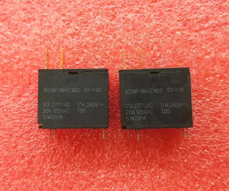 

5pcs/lot 302WP-1AH-C-M02-12VDC 302WP-1AH-C M02 12VDC 302WP-1AH-C-12VDC 302WP-1AH 302WP DC12V 17A